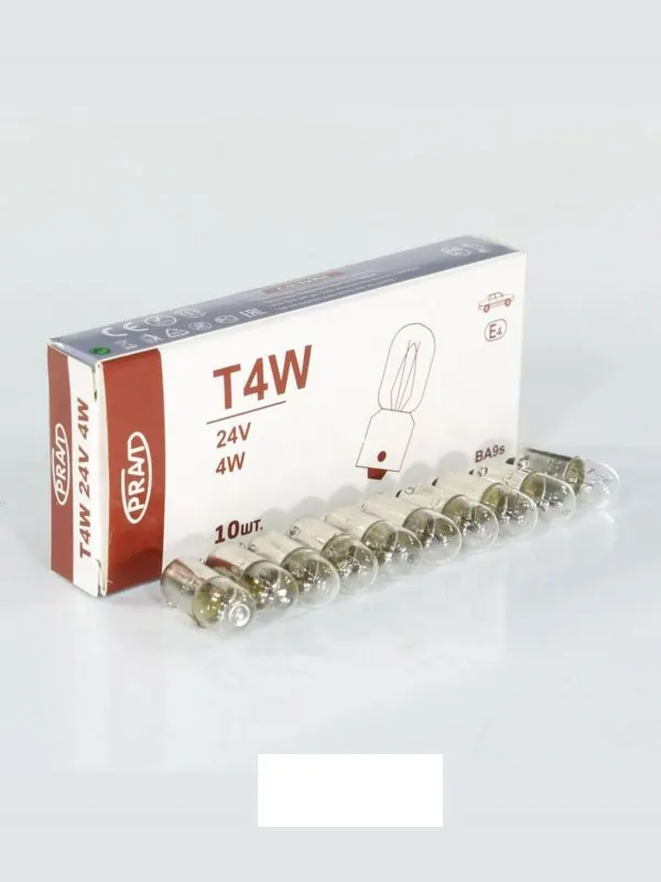 PRAVT PRT4W24V Лампа T4W 24V 4W (BA9s)