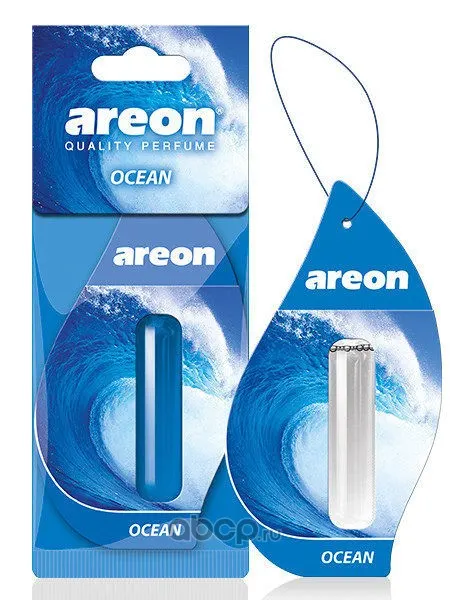 Ароматизатор воздуха подвесной гелевый AREON REFRESHMENT LIQUID 5 ML " OCEAN"