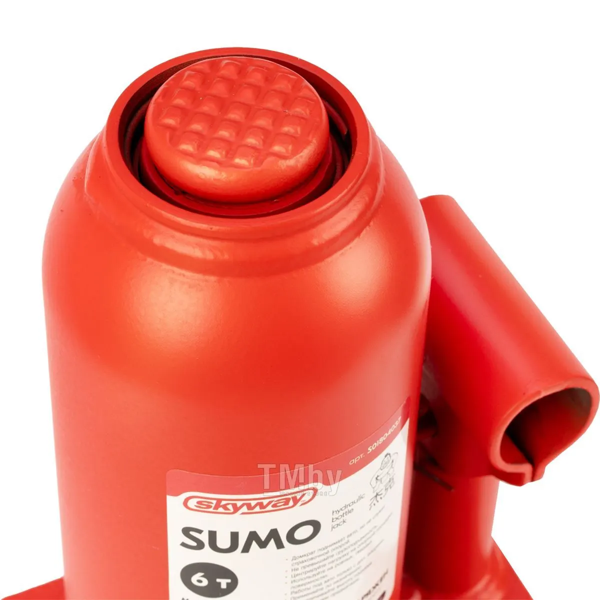 Домкрат гидравлический бутылочный 6т h 185-360мм SUMO в кейсе