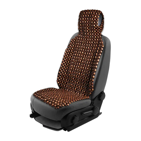 Накидка массажная AVS M2403-BR (большая) деревянные косточки (Коричневый), 1 шт