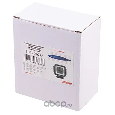 Фара OFF ROAD 73*80мм 12V/24V 20W 6000К 6 диодов квадратная