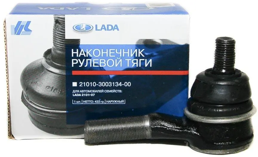 Наконечник рулевой ВАЗ 2101, 2102, 2103, 2104, 2105, 2106, 2107, 2121 (короткий) — ВИС, арт. 21010300313400