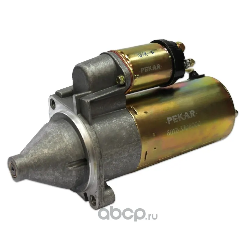 Стартер ГАЗ, УАЗ дв. 405, 406, 409 (12В/2кВт) редукторный; Пекар