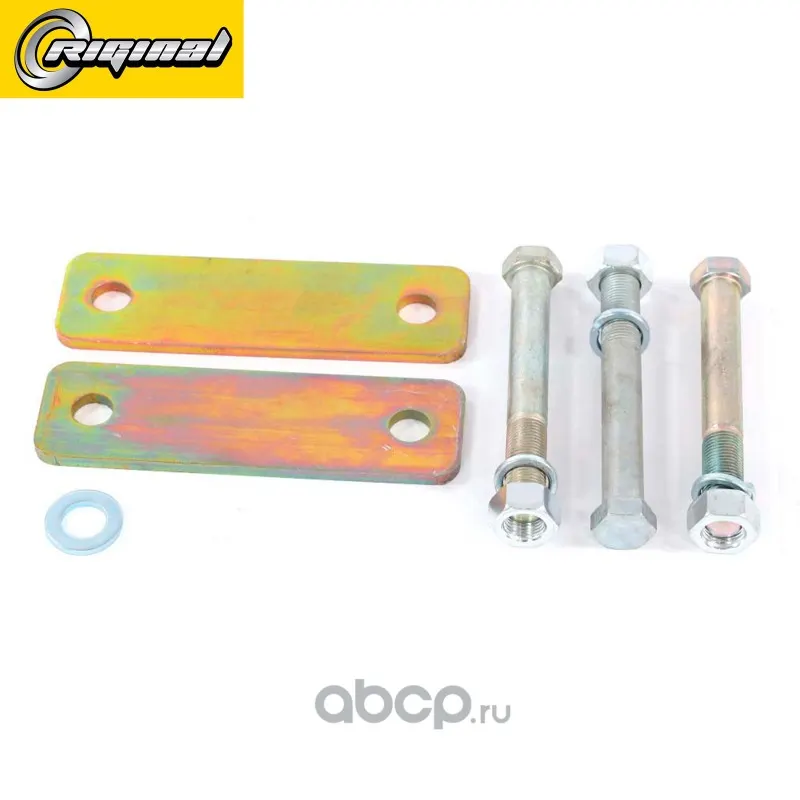 Серьга рессоры ГАЗ 3302 (3 болта+2 щеки) цинк