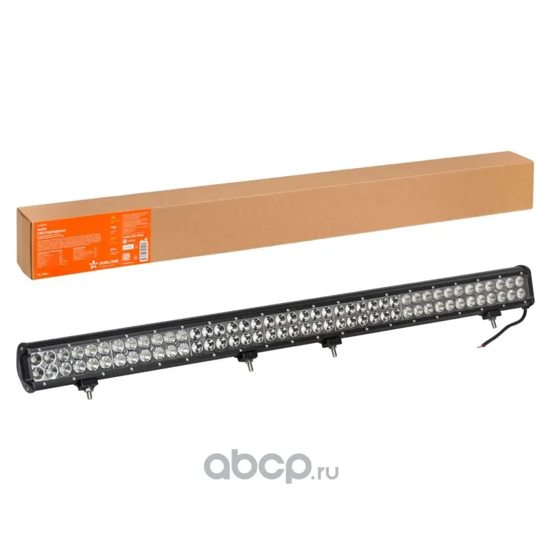 Фара светодиодная (балка) двухрядная, 84 LED 252W, (980х78х65) 12/24V комбинир. свет