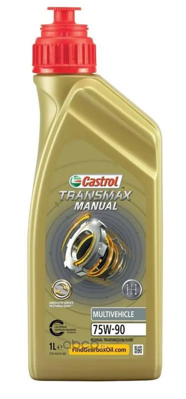 Масло трансмиссионное Castrol ATF 75W90 Multivehicle синт. (1л)