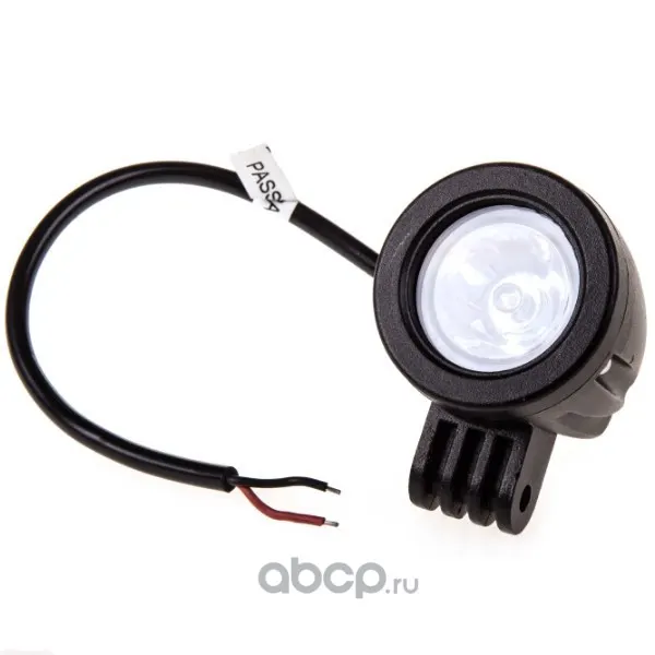 Фара дальнего света OFF ROAD 55*55(72)*65мм 12V/24V 10W 6000K 1 диод круглая светодиодная