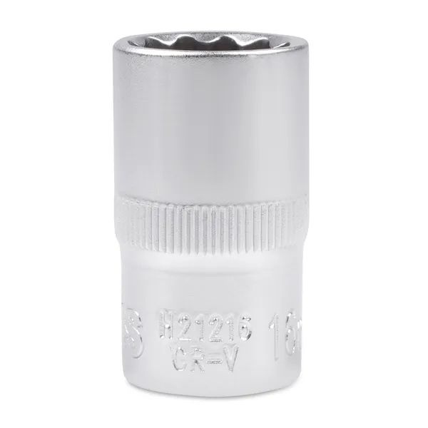 Головка торцевая 12-гранная 1/2''DR (16 мм) AVS H21216