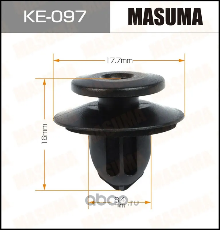 Клипса крепежная — MASUMA, арт. KE097