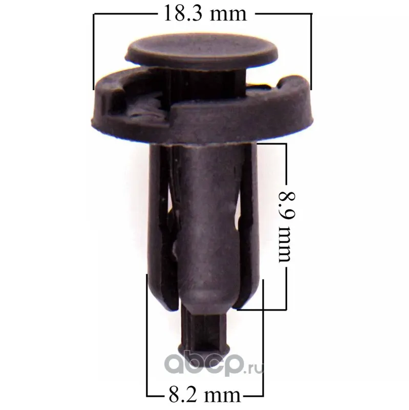 Клипса HONDA LAGREAT/S-MX/STEPWGN 060 (цена за 1шт, кратно 25шт) (KJ-2301)