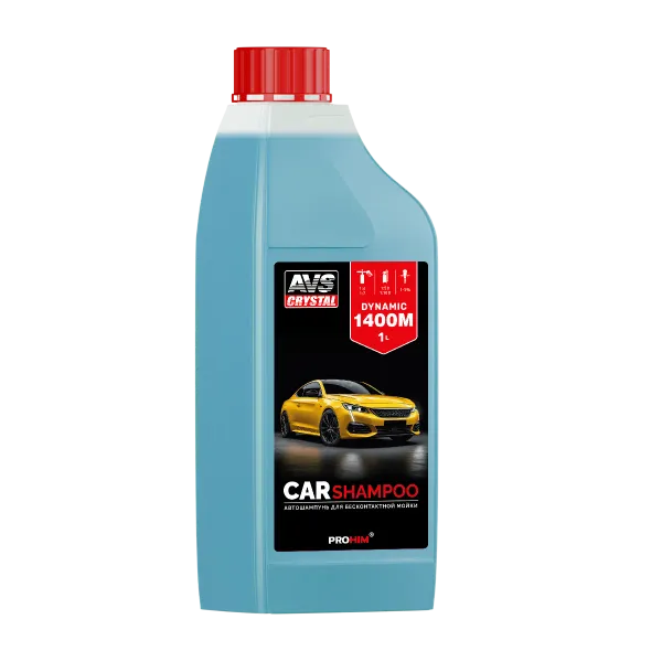 Автошампунь для б/к мойки AVS "Active Foam" 1:4-7 1400M DUNAMIC 1 л