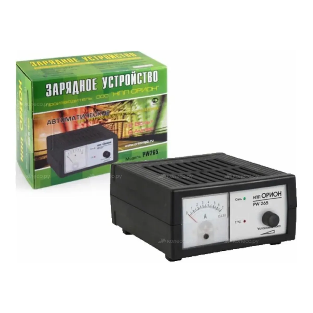 Зарядное устройство ОБОРОНПРИБОР "PW" 265 0,6-6А, 12В автомат, стрелочн. индик. (Рязань)