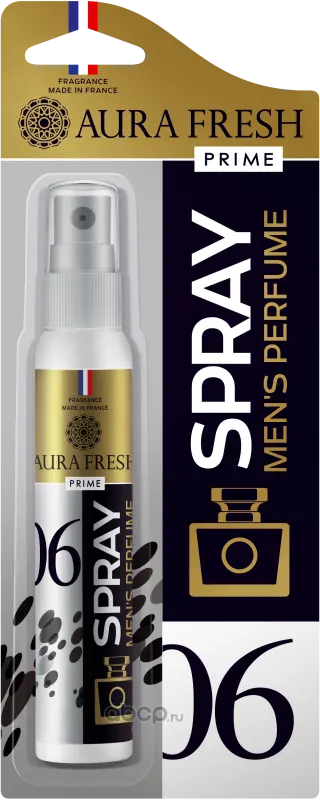 Ароматизатор воздуха спрей AURA FRESH PRIME PUMP SPRAY No 6 - ABERCROMBIE & FITCH - FIERCE COLOGNE