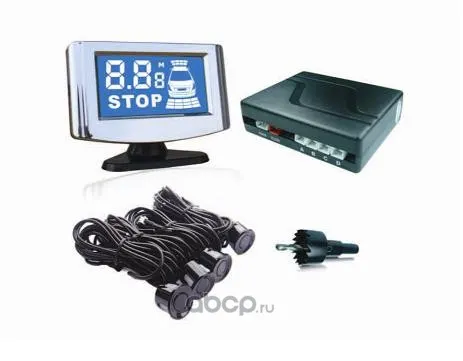 Парктроник AVS PS-524 (4 датчика, цветной LCD-Дисплей)