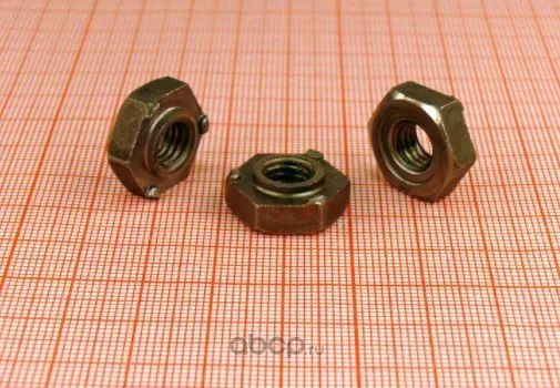 Гайка М8*1,25 приварная (БелЗАН) (уп. 50 шт)