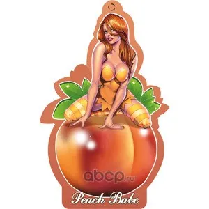 Ароматизатор воздуха подвесной картонный AZARD "Babies" Peach Babe Персик