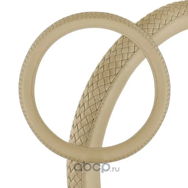 Оплетка M экокожа, бежевая, Modern-5