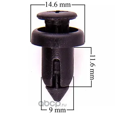 Клипса TOYOTA LITEACE/ STARLET/ TOWNACE 031 (цена за 1шт, кратно 25шт) (KJ-309)