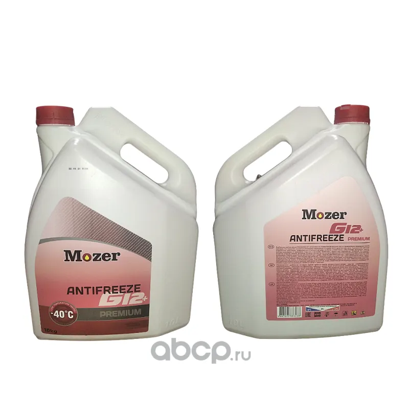 Антифриз G12+ -40 (10 кг) красный — MOZER, арт. 4606468