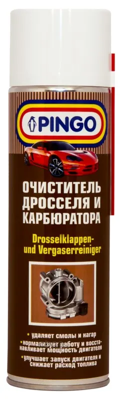 Очиститель дросселя и карбюратора аэр. 500мл PINGO