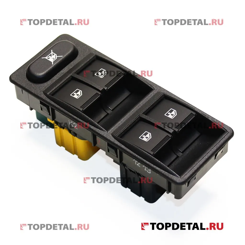 Блок управления стеклоподъемниками ГАЗ 3102, 31105 (новая панель) (.353.3769.000)