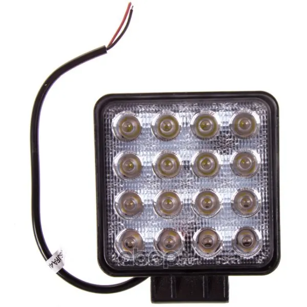 Фара ближнего света OFF ROAD 105*105мм 12V/24V 48W 6000К 16 диодов квадратная светодиодная