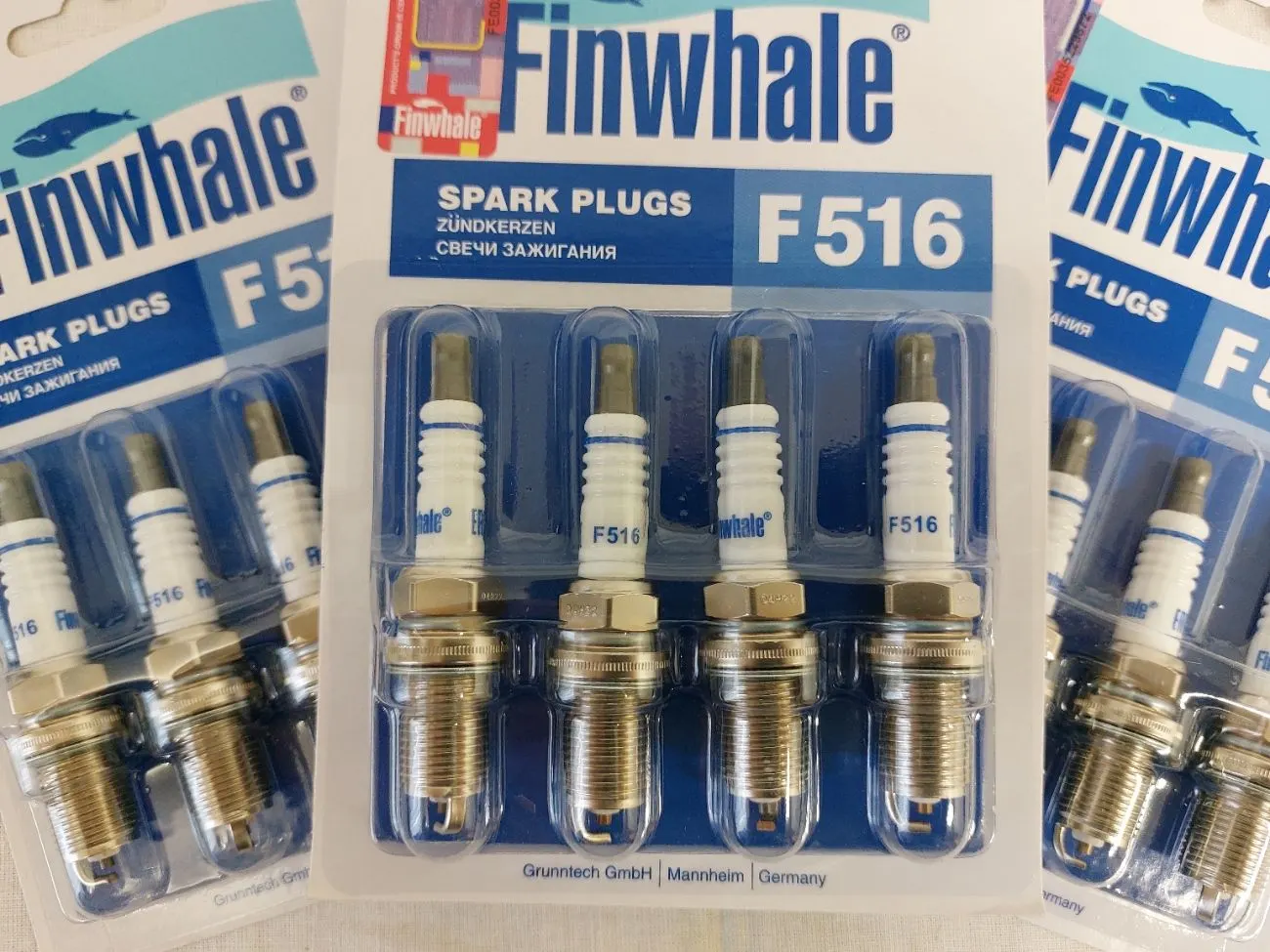 Свечи зажигания Газель Уаз дв. 405, 409 Евро-3-4  4шт. FINWHALE