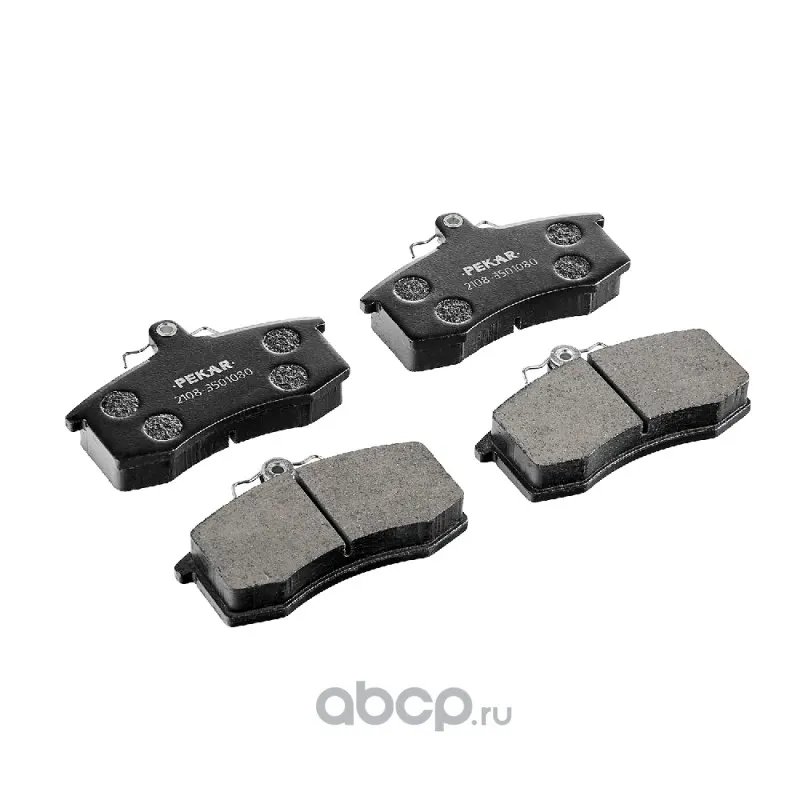 Колодка тормозная ВАЗ 2108-2115, Lada Kalina, Granta, Priora (супп.2110 R13) перед. (к-т 4шт); Пекар