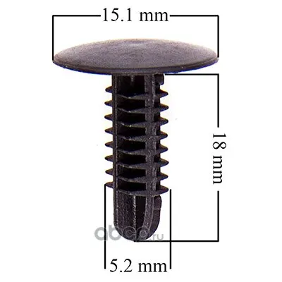 Клипса LEXUS GS300/LS400/ GS300 TOYOTA COROLLA/CELSIOR/ALTEZZA/VOXY 039 (цена за 1шт, кратно 25шт) (