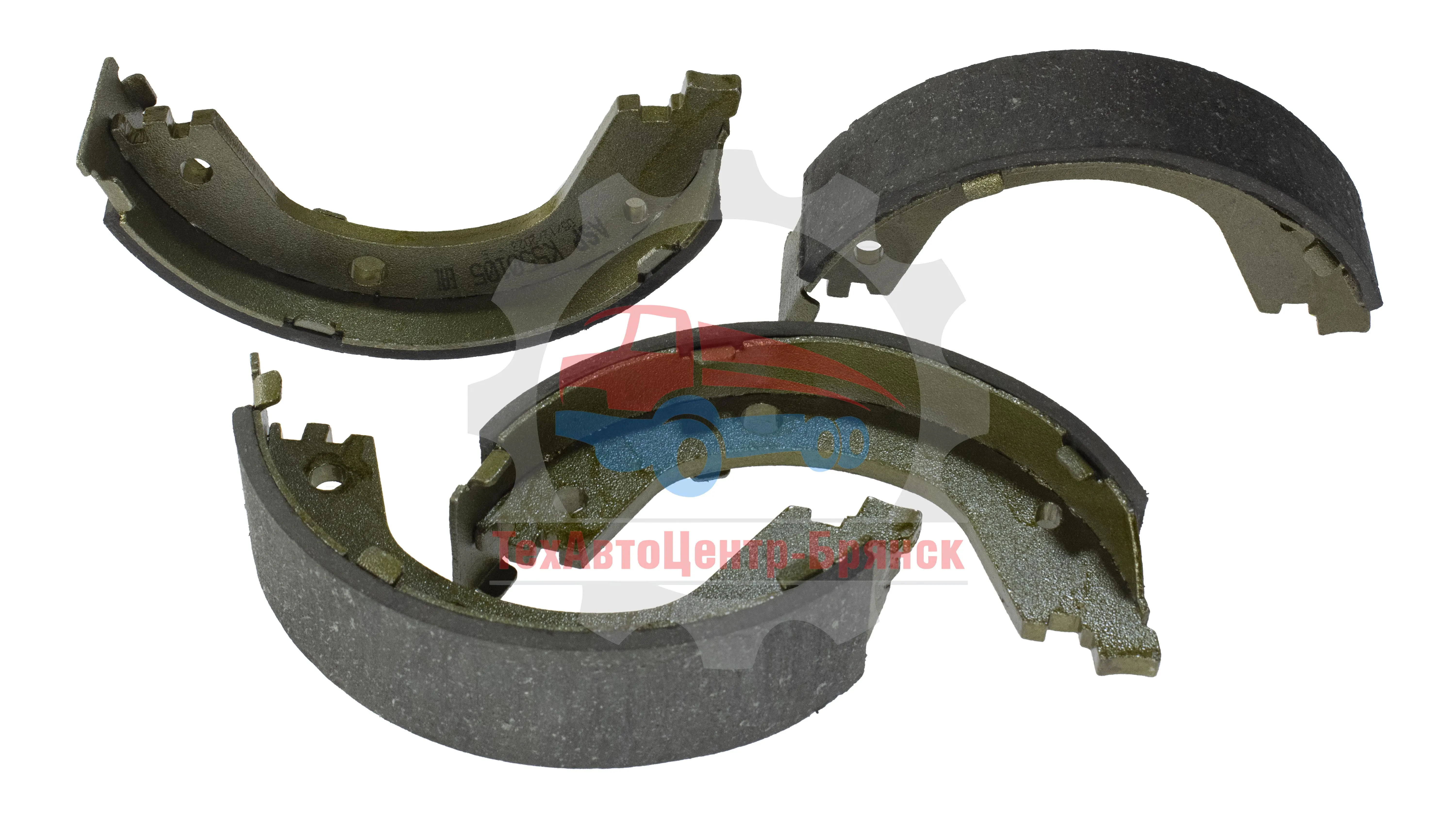 Колодка стояночного тормоза ГАЗ ГАЗель NEXT 4,6т (к-т. 4 шт.) (C41R92.3507170); ASP