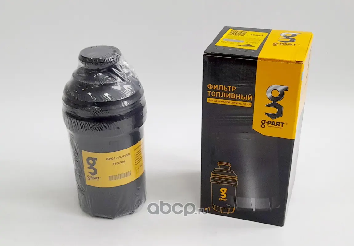 Фильтр топливный тонкой очистки ГАЗ-3309, 3310 c двигателем Cummins ISF 3.8 G-PART FF5706