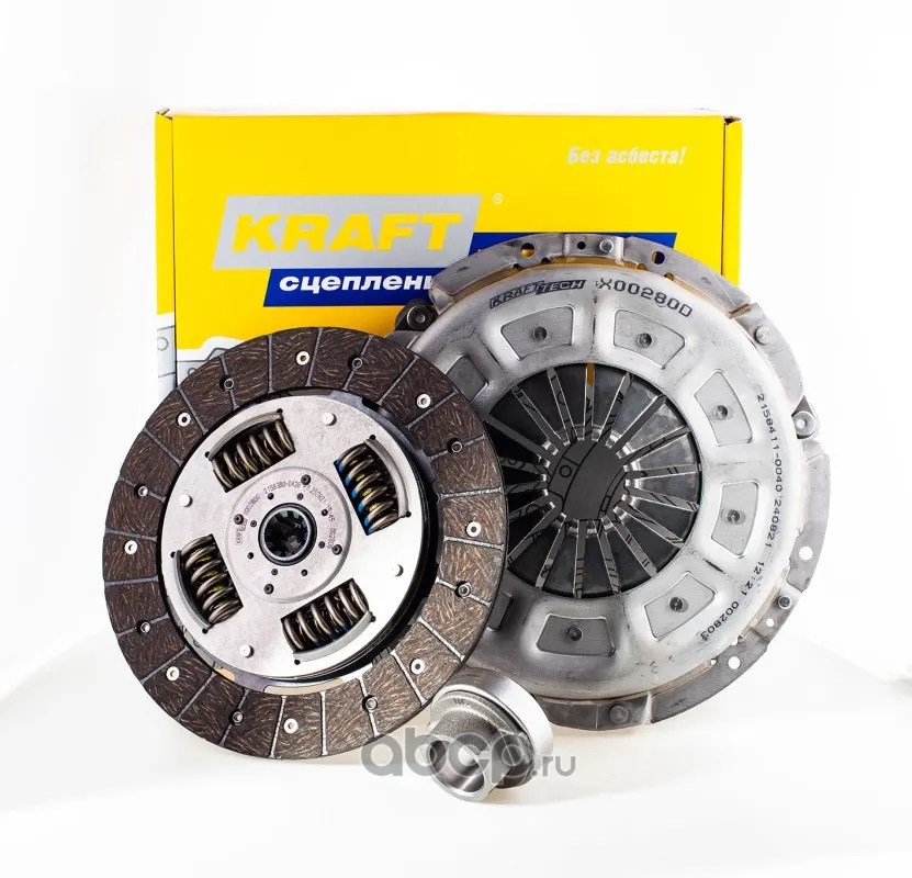 Комплект сцепления дв. Cummins ISF 2.8S Евро-4 (диск ведомый d=280 мм) 149 л/с — KRAFTTECH, арт. W00280D