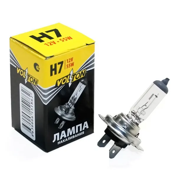 VOLTON VLT1411 Лампа галогенная H7 12В 55 Вт PX26d
