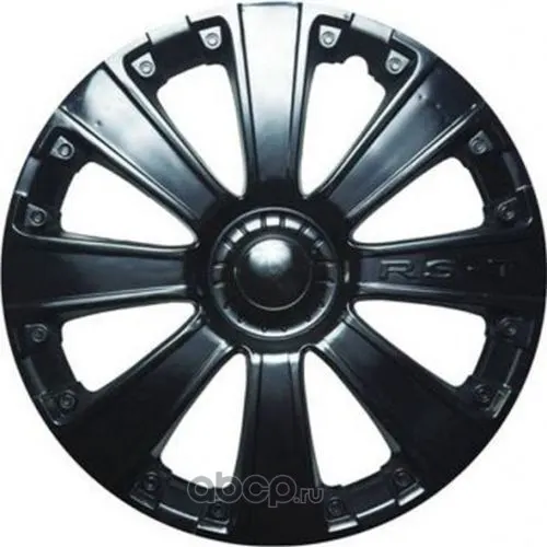 Колпак декоративный "RS-T черный глянец" (пруж.) R-15 /4/