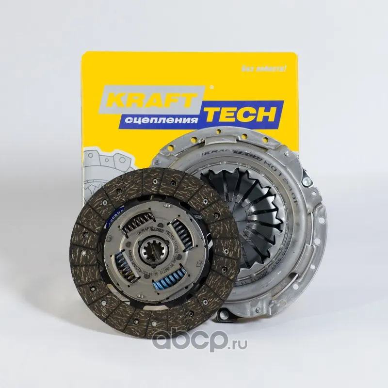 Комплект сцепления дв. 409 УАЗ (без подшипника) — KRAFTTECH, арт. W01240H9