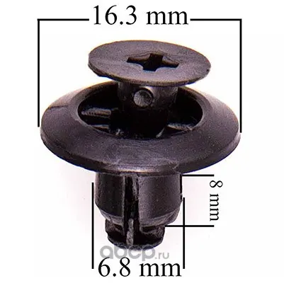 Клипса TOYOTA AVENSIS/VISTA/TACOMA LEXUS ES300 064 (цена за 1шт, кратно 25шт) (KJ-300)