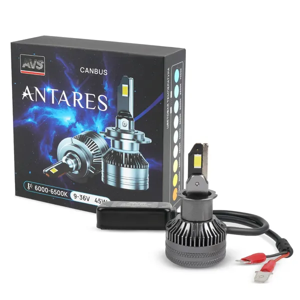 Светодиодная лампа AVS Antares H3, 9-36V, 45W, 2 шт