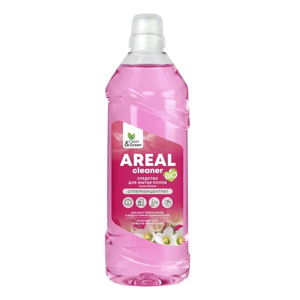 Моющее средство для мытья пола Areal "Фрезия" 1 л. Clean&Green CG8135