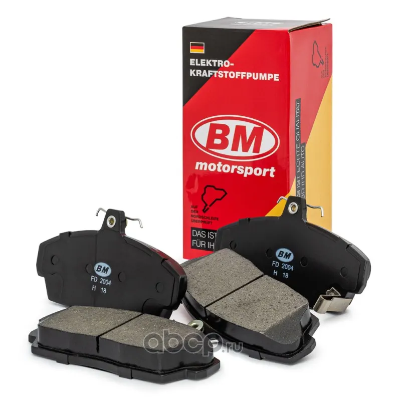 Колодка тормозная ГАЗ 3302, 2217, 3110 и модиф. передняя (к-т 4шт) — BM, арт. FD 2004