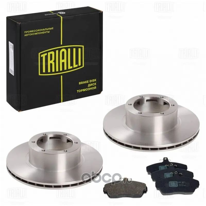 Диск тормозной ГАЗ 3302 и модификации (передний) (к-т: 2 шт + колодки)