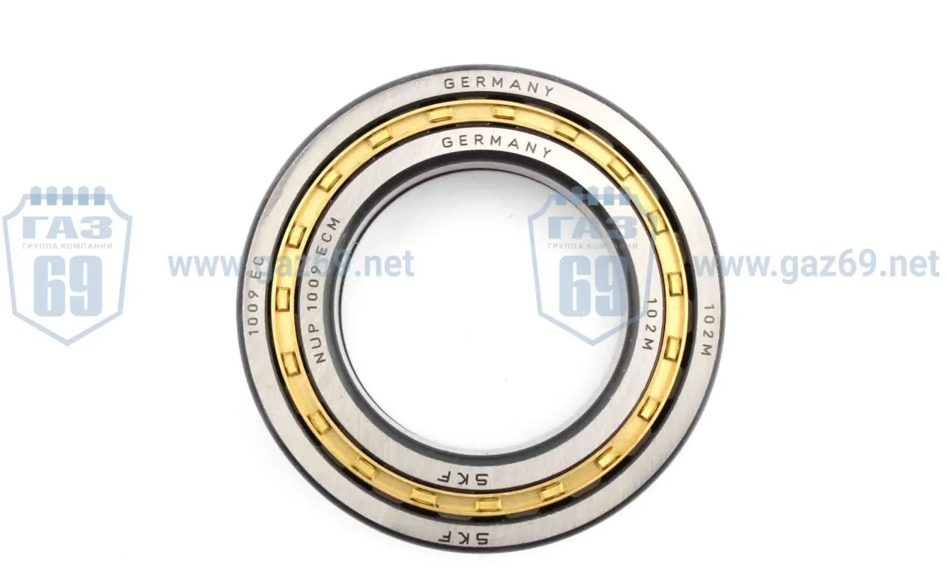 Подшипник 1009 вала вторичного КПП ГАЗель Next ролик. (ан. SKF)