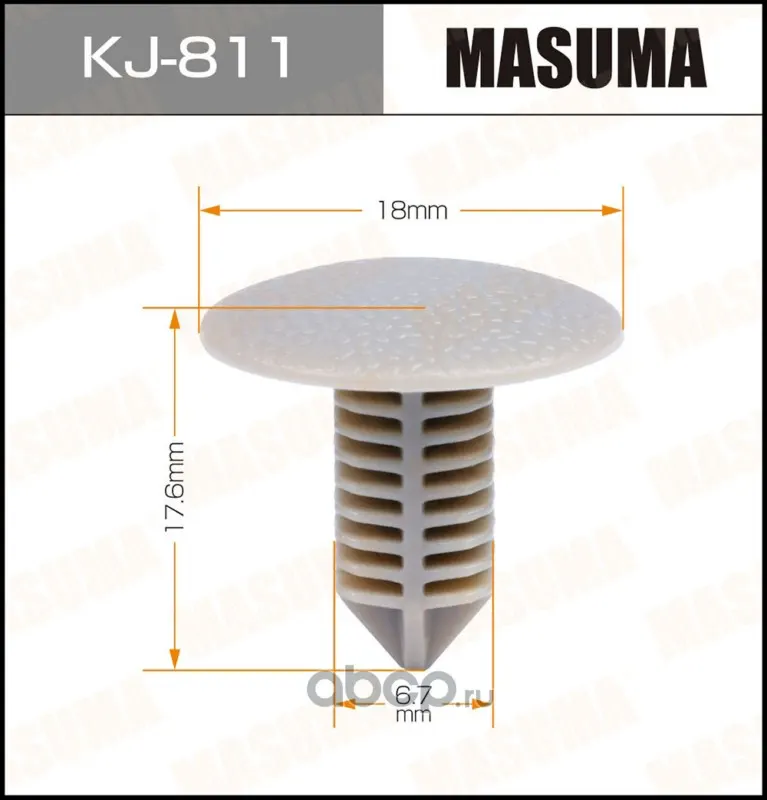 Клипса крепежная — MASUMA, арт. KJ811