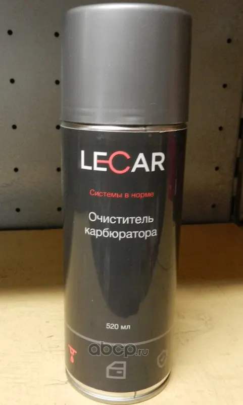 Очиститель карбюратора/дроссельной заслонки 520 мл (аэрозоль) — LECAR, арт. LECAR000050611