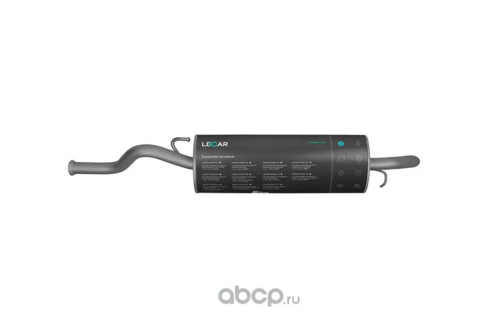 Глушитель ВАЗ 2172 — LECAR, арт. LECAR014112702