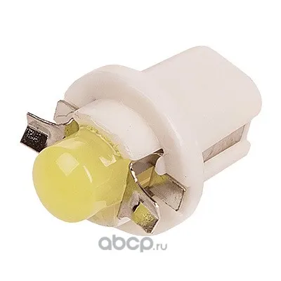 Лампа диод W1.2W 12V 1 COB диод B8.5d 1-конт Белая Приборная панель (цена за 1шт, кратно 10шт); SKYW