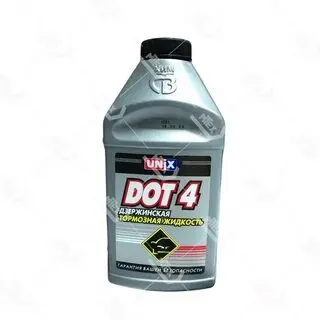 Тормозная жидкость DOT-4 455г UNIX  [1/25], шт